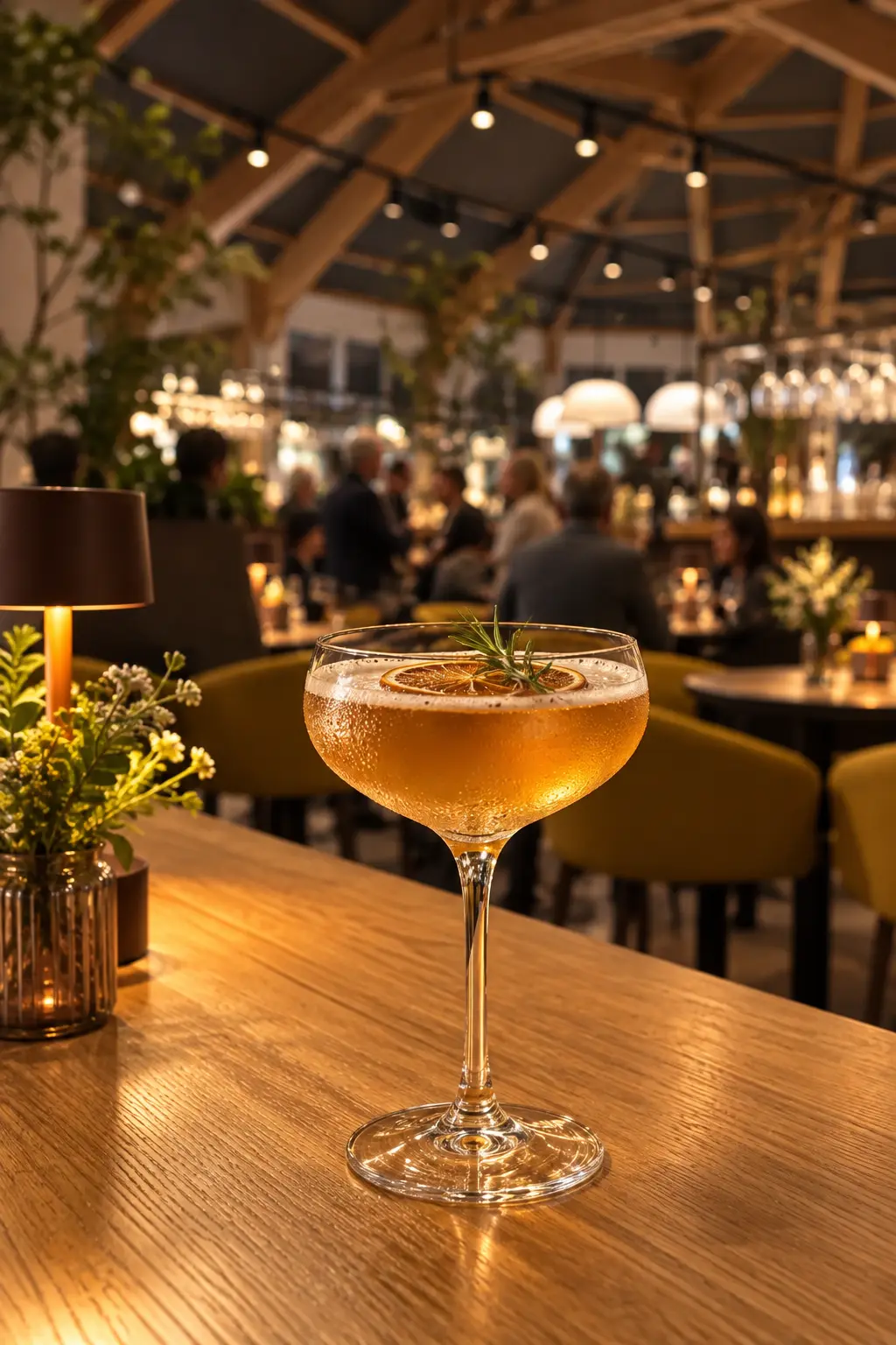 Cocktail in het clubhuis van Birdy’s & Bites