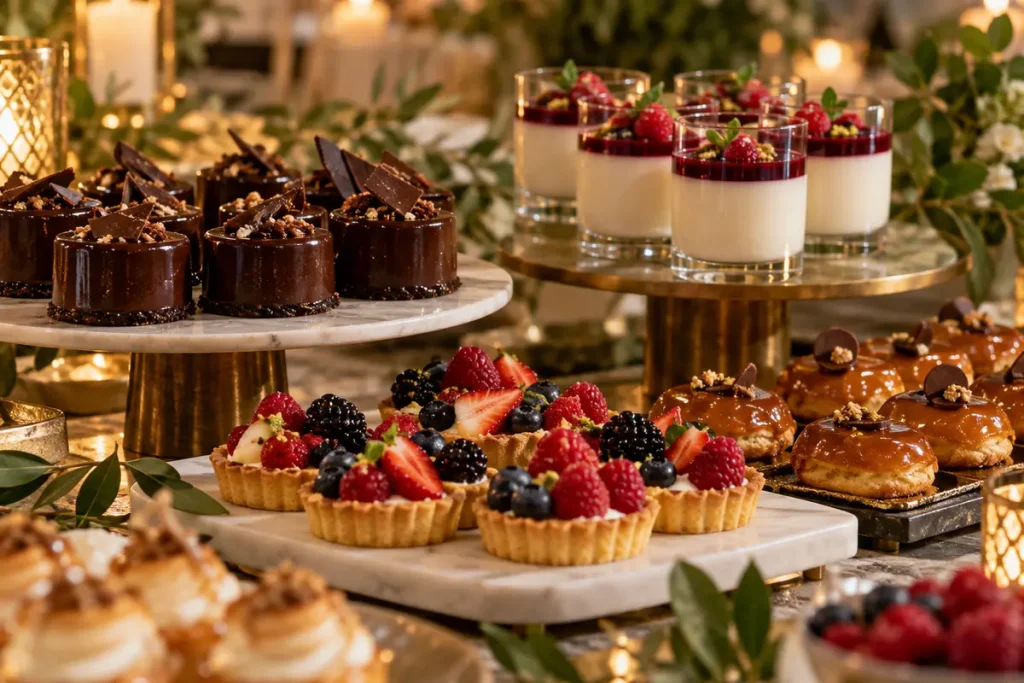 Dessertarrangement van Culivents